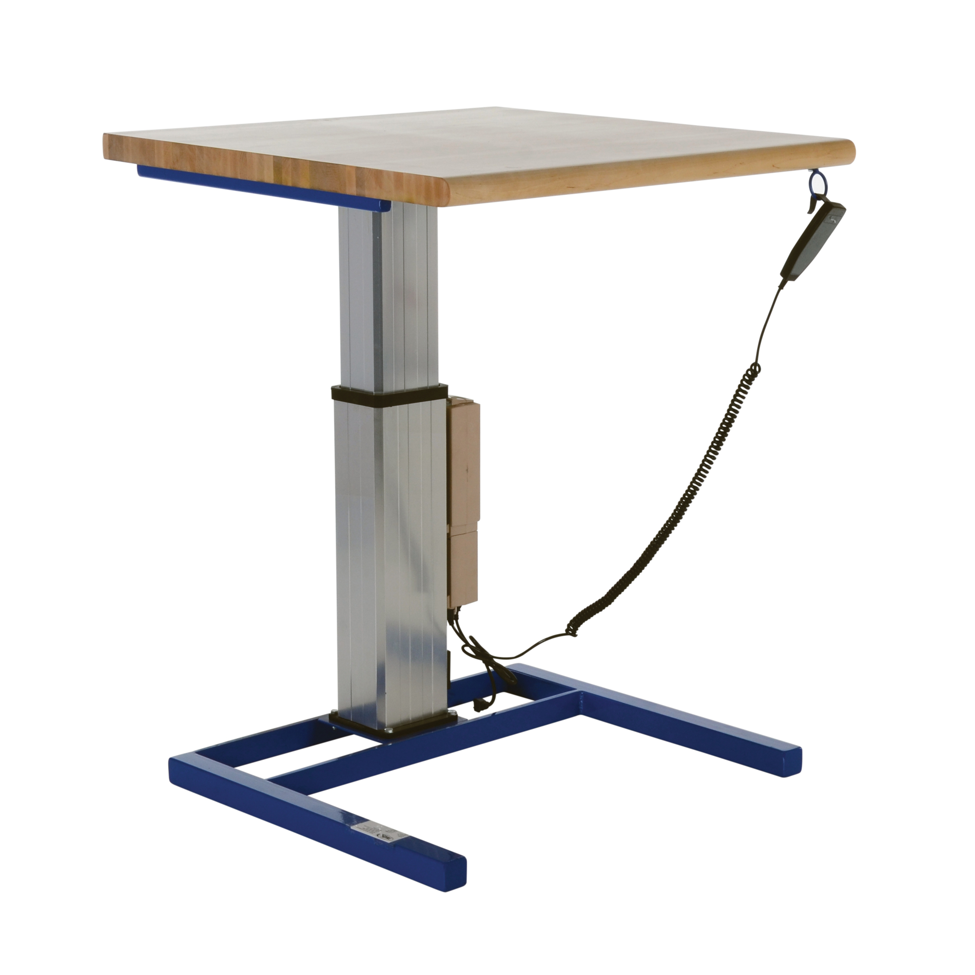 Vestil Steel Linear Actuated Adjustable Height Workstation 36 In. x 36 In. x 29-1/8 In. 500 Lb. Capacity Brown